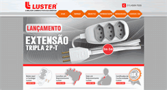 Desktop Screenshot of luster.com.br